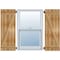 Ekena Millwork Joined Board-n-Batten Shutters w/Z-Bar, Rough Sawn Western Red Cedar, 32 1/4W x 32H, PR RBJ06Z32X032RWR - alternate 1